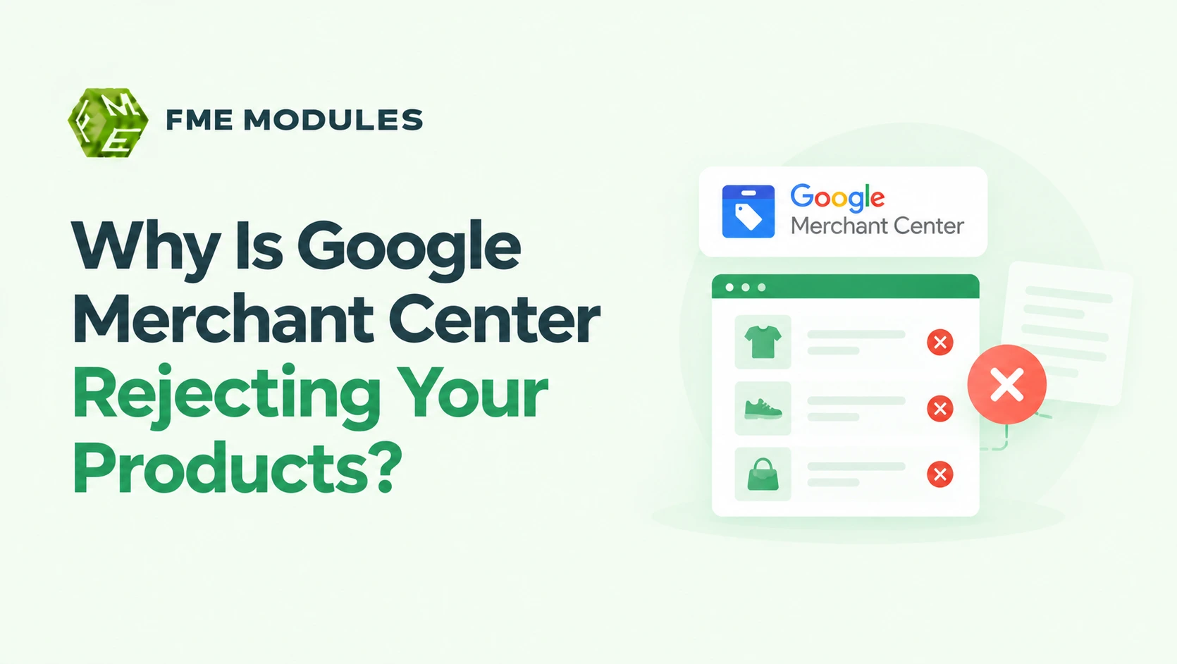 Why Do Products Get Rejected by Google Merchant Center?